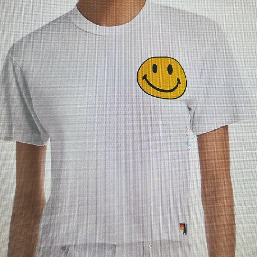 Aviator Nation Smiley Boyfriend Tee Size S